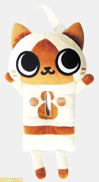 アイルーのエアぬいぐるみ&ぬいぐるみテッィシュカバーの第2弾が4月下旬より全国のアミューズメント施設に登場!_02