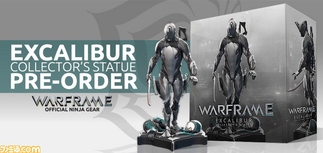 『Warframe』の玩具とフィギュアの製造が決定 限定版Excaliburフィギュアが日本からもオンライン予約可能_01