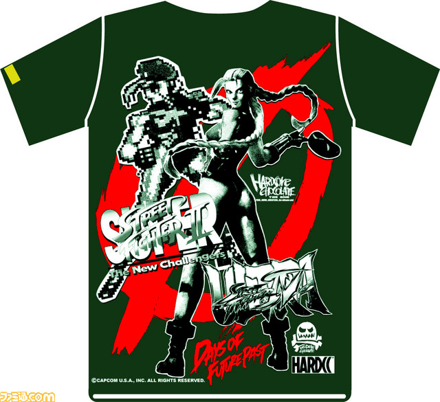 『ストII』と『ウルIV』、過去と現在が交錯する! 『ウルトラストリートファイターIV』とTシャツ界の悪童・コアチョコのコラボTシャツが登場_01