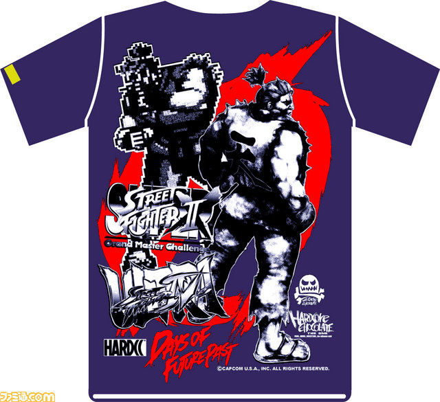 『ストII』と『ウルIV』、過去と現在が交錯する! 『ウルトラストリートファイターIV』とTシャツ界の悪童・コアチョコのコラボTシャツが登場_03