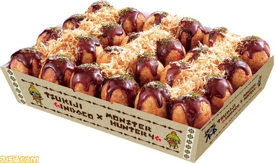 『モンスターハンター4G』×築地銀だこのコラボが決定! “G級”ボリュームのハンターパックが登場_01