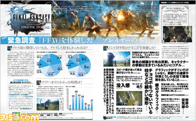 【先出し週刊ファミ通】『ファイナルファンタジーXV』体験版のプレイヤーにアンケート! 田畑端ディレクターのインタビューも!(2015年4月2日発売号)_01