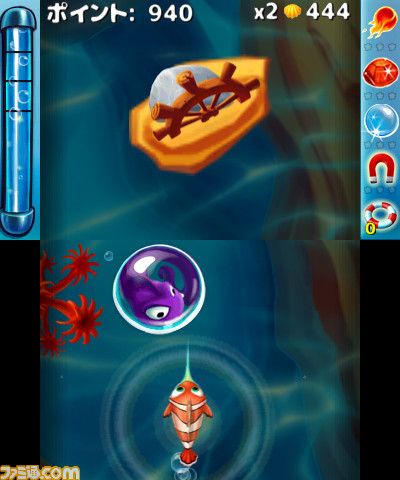 海底をスイスイ泳ぐ縦スクロールアクション『オーシャンランナー』が3DSで12月16日に配信!【動画あり】_05