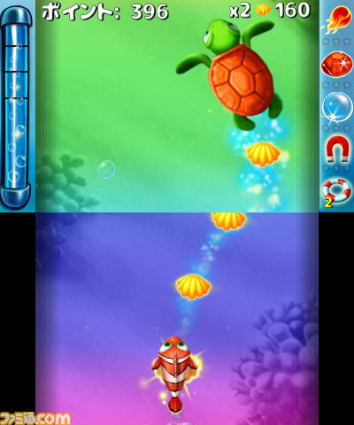 海底をスイスイ泳ぐ縦スクロールアクション『オーシャンランナー』が3DSで12月16日に配信!【動画あり】_01