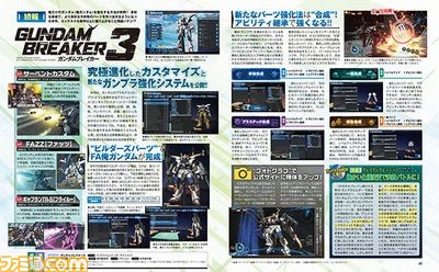 【先出し週刊ファミ通】『ガンダムブレイカー3』ガンプラのカスタマイズがここまで進化、拡張武装の詳細や本作の合成強化システムを徹底紹介!(2016年2月18日発売号)_01