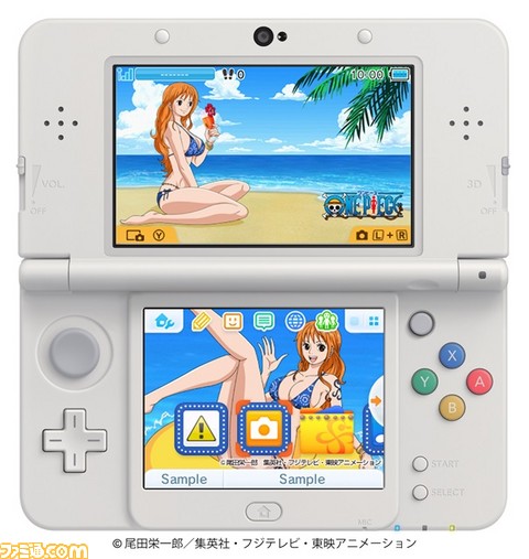 One Piece ナミとボア ハンコックのニンテンドー3ds用テーマが本日より配信開始 ゲーム