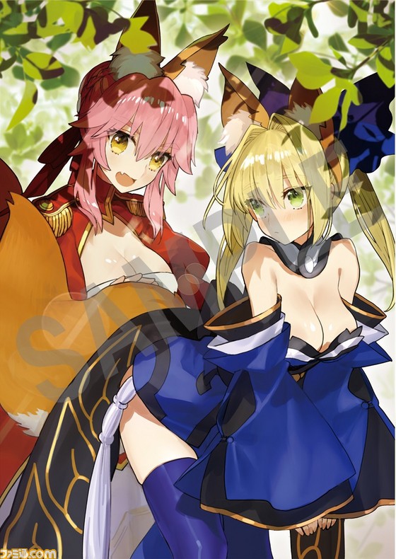 Fate Extella 店舗別購入特典描き下ろしイラストの完成版を公開 ゲーム