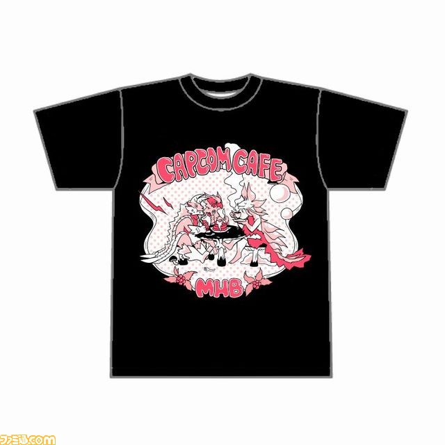 “モンハン部”と“カプコンカフェ”のコラボTシャツが店舗限定で発売_02