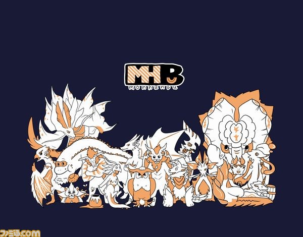 “モンハン部”と“カプコンカフェ”のコラボTシャツが店舗限定で発売_01