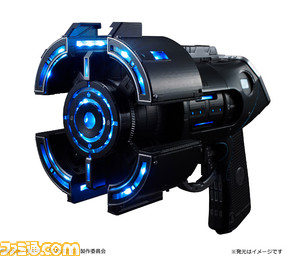 映画 Gantz O の武器 Xガン が実物大で登場 トリガーで銃が展開する映画本編の発射ギミックも搭載 アニメ キャラクター