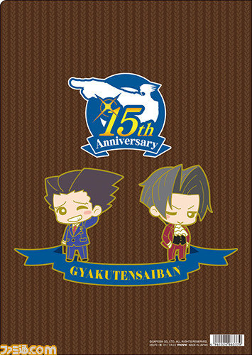 『逆転裁判』シリーズ15周年を記念して“ちびキャラ”を使用したグッズが続々登場_12