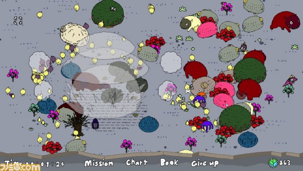 Ps Vita版 僕は森世界の神となる が12月1日に配信決定 動植物を間引く食物連鎖ゲーム ゲーム