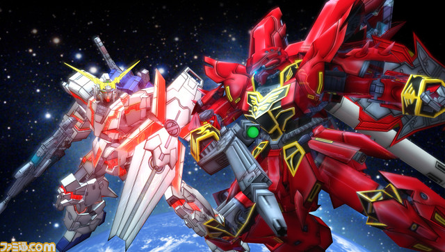 高達獨角獸 RX-0 Unicorn Gundam Destroy Mode & MSN-06S Sinanju