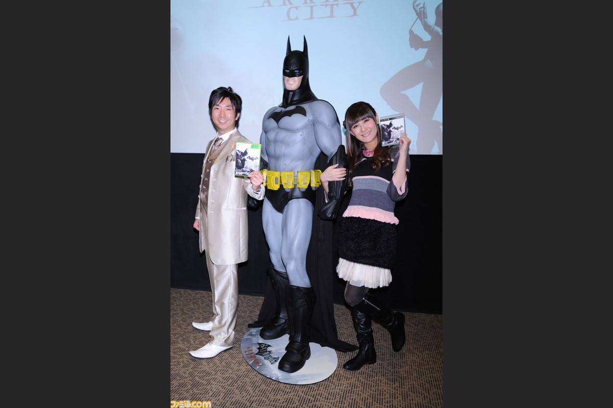 バットマン アーカム シティ 発売記念イベントが開催 まさに鳥肌もののゲーム と椿姫彩菜も脱帽 ファミ通 Com