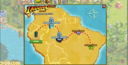 ZyngaとLucasFilmがコラボレーション！ facebookで『Indiana Jones Adventure World』がスタート_01