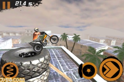 【iPhone&Androidおすすめアプリ】かすっただけで主人公が撃沈するトライアルバイクレース でも完成度はピカイチ_04