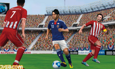 ニンテンドー3DS版『ワールドサッカーウイニングイレブン2012』は
