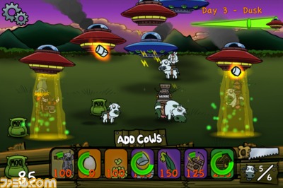 【iPhoneおすすめアプリ】宇宙人から牛を守れ！ って設定はぶっ飛んでるけど、ゲームは良質『Saving Moo』_07