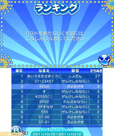 『ぷよぷよ!!』PSP、ニンテンドー3DS、Wii版それぞれの特徴と新情報を公開_40