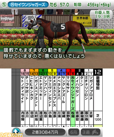 【G1グランプリ通信】第1回：本格派競争馬育成シミュレーションゲームがニンテンドー3DSに登場_40