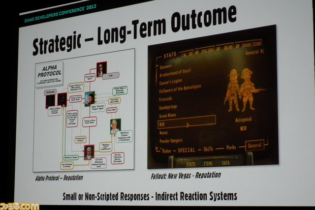 賢い選択肢の作りかた――『Fallout: New Vegas』の場合【GDC 2012】_05