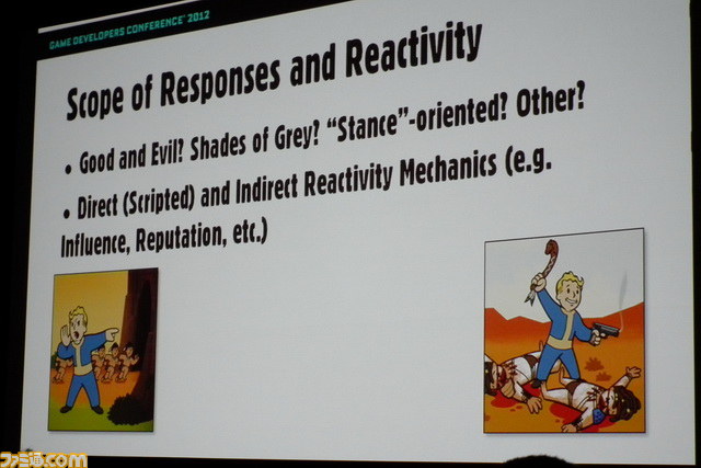 賢い選択肢の作りかた――『Fallout: New Vegas』の場合【GDC 2012】_08