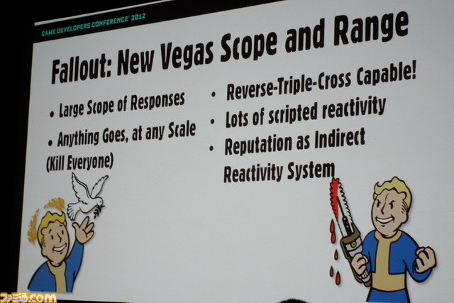 賢い選択肢の作りかた――『Fallout: New Vegas』の場合【GDC 2012】_09