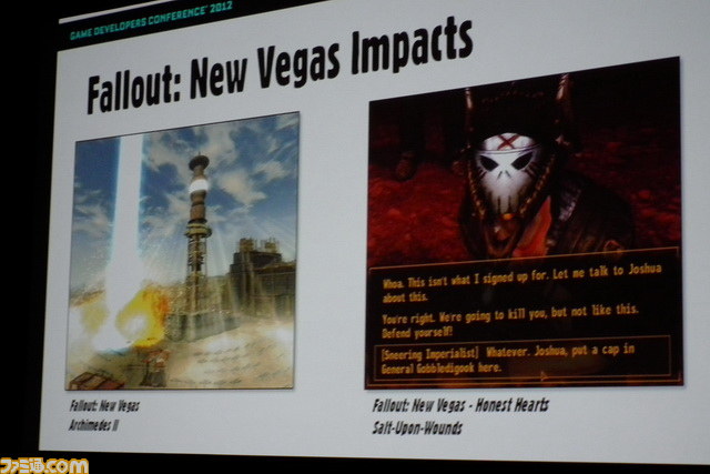 賢い選択肢の作りかた――『Fallout: New Vegas』の場合【GDC 2012】_12
