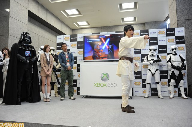 芹那と麒麟がダース・ベイダーと対決――『Kinect スター・ウォーズ』発売記念イベントが開催_08