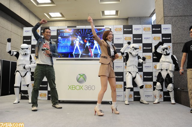 芹那と麒麟がダース・ベイダーと対決――『Kinect スター・ウォーズ』発売記念イベントが開催_10