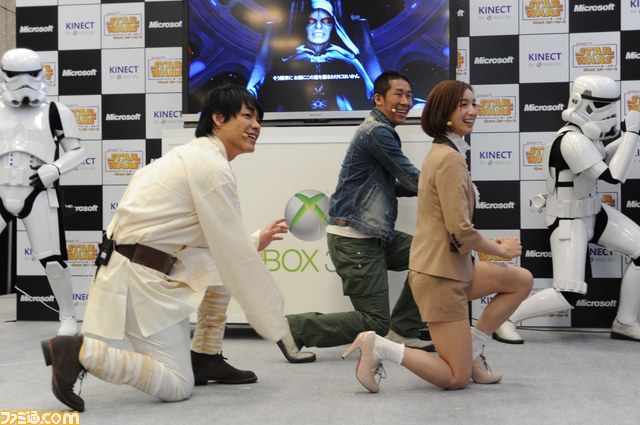芹那と麒麟がダース・ベイダーと対決――『Kinect スター・ウォーズ』発売記念イベントが開催_11