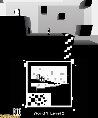 白と黒の世界を反転させて進む新感覚のパズルゲーム『SHIFTING WORLD 白と黒の迷宮』が発売_04