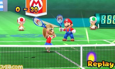 マリオとMiiが主役の、みんなで遊ぶ『マリオテニス オープン』最新情報_02