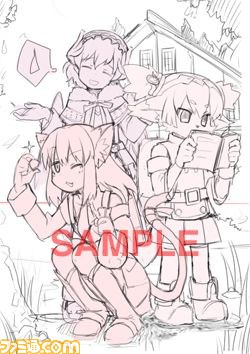 『新・剣と魔法と学園モノ。 刻の学園』新キャラ＆店舗別特典のラフイラストが公開_08