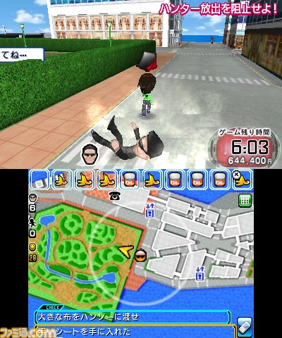 『逃走中 史上最強のハンターたちからにげきれ！』人気テレビ番組がニンテンドー3DS用ゲームになって登場_36