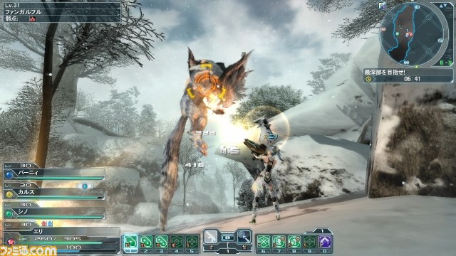 『ファンタシースターオンライン2』正式サービス開始時の追加フィールド“凍土”とそこに住まうエネミーたち_42