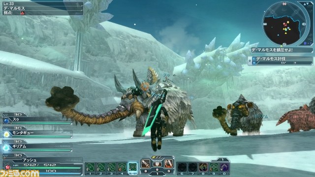 『ファンタシースターオンライン2』正式サービス開始時の追加フィールド“凍土”とそこに住まうエネミーたち_45
