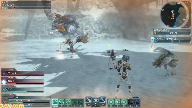 『ファンタシースターオンライン2』正式サービス開始時の追加フィールド“凍土”とそこに住まうエネミーたち_52