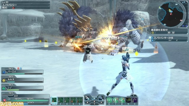 『ファンタシースターオンライン2』正式サービス開始時の追加フィールド“凍土”とそこに住まうエネミーたち_55