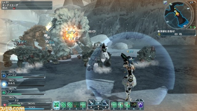 『ファンタシースターオンライン2』正式サービス開始時の追加フィールド“凍土”とそこに住まうエネミーたち_13