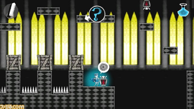 PS Vita用ソフト『ドクロ』の天地を反転させる“エントランス”ステージを公開_03