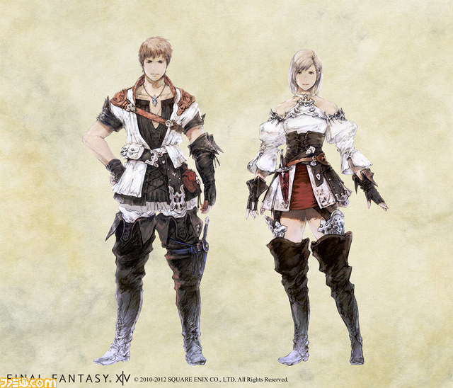 新生『ファイナルファンタジーXIV』新種族装備を初公開!――ミコッテ男とチョコボのイメージアートも_02