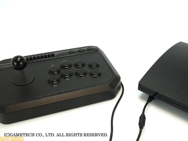 ゲームテックがプレイステーション3用の連射機能付きスティック“アーケードスティック3”を発売_07