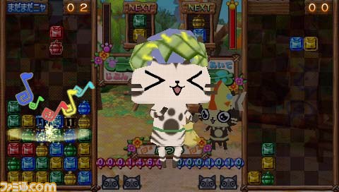 『アイルーでパズルー』発売日までの連載企画“短期集中講座第3回”！　モンスターの乱入と連鎖_02