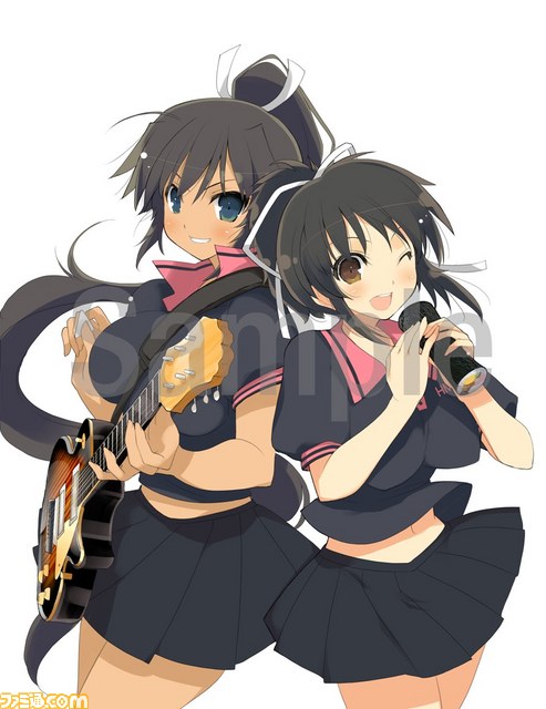 『閃乱カグラ Burst -紅蓮の少女達-』店舗別予約特典用イラストを公開_01