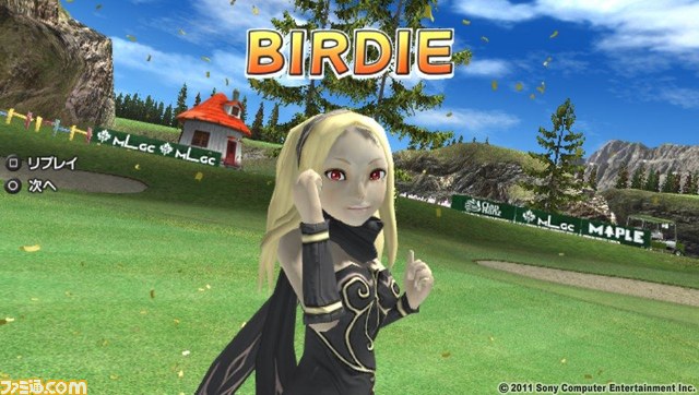 PS Vita『みんなのGOLF 6』に『GRAVITY DAZE』の“グラビティ・キトゥン”が参戦_09