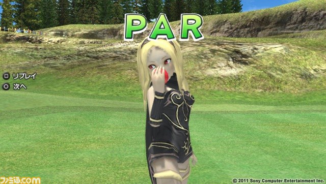 PS Vita『みんなのGOLF 6』に『GRAVITY DAZE』の“グラビティ・キトゥン”が参戦_14