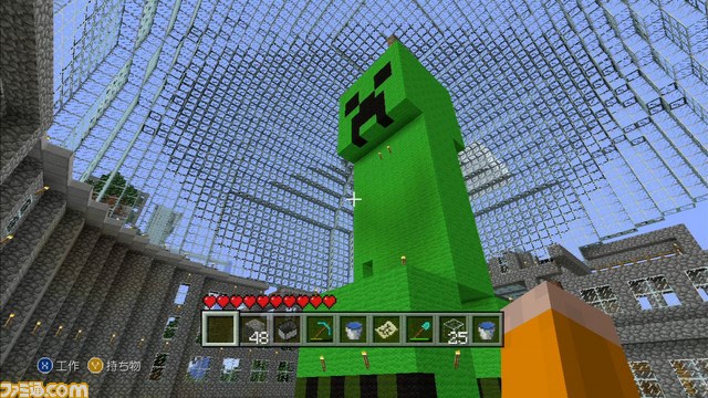 マインクラフトxbox360 Edition 珍物件探訪 第6回 ターミナル駅の建設 M マイクラ 列車で行こう ファミ通 Com