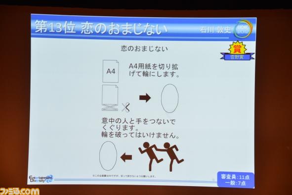 A4用紙1枚にまとめた企画を競う“ペラ企画コンテスト ～今年もガチバトル～”の優秀作品が決定【CEDEC 2012】_06