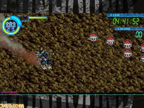 『機装猟兵ガンハウンドEX』“こだわり”の2DロボアクションゲームがPSPに登場_18